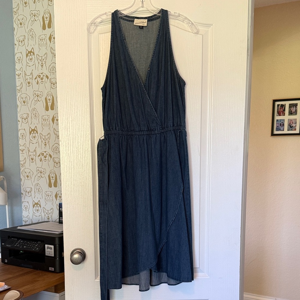 Universal Thread Denim Asymmetrical Dress